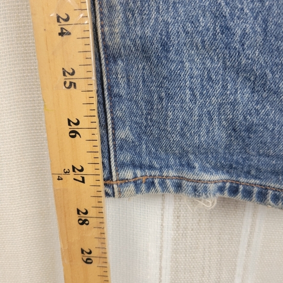 Madewell The‎ Perfect Vintage Straight Jeans Blue Size 33 - Picture 8 of 15